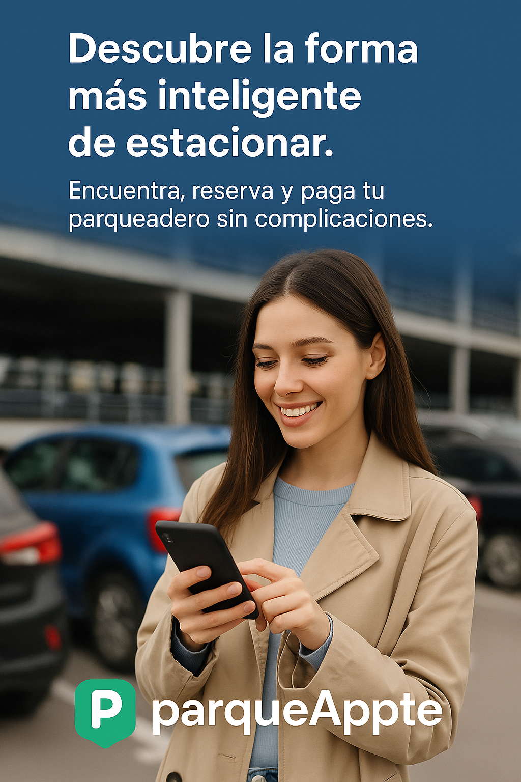 Paisaje urbano moderno con énfasis en movilidad